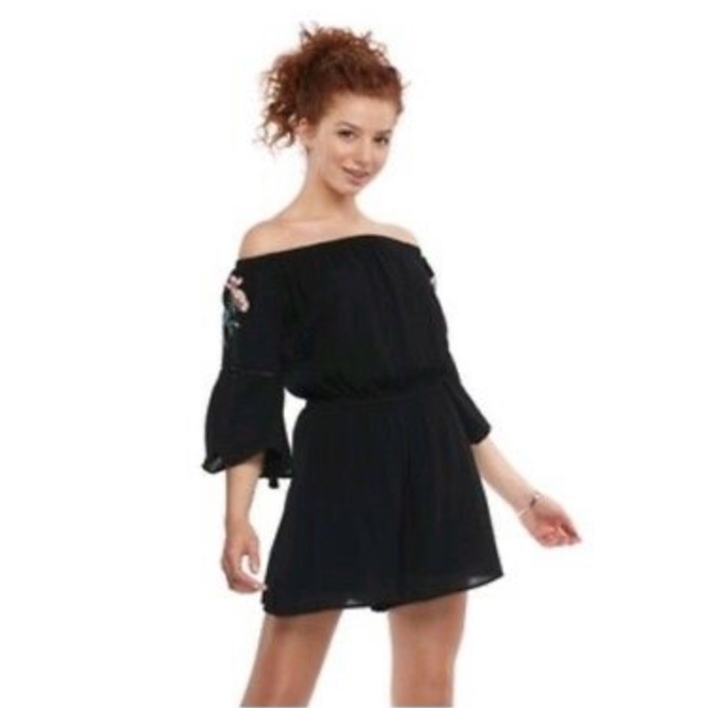 Love. Fire. • Off the Shoulder Romper